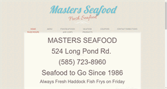 Desktop Screenshot of mastersseafood.com