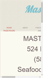 Mobile Screenshot of mastersseafood.com